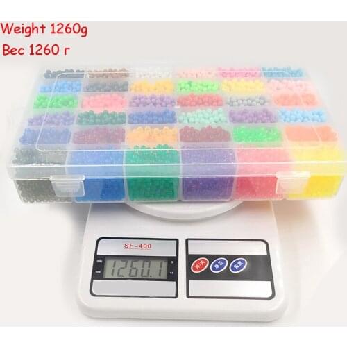 36 color 24 colour DIY Water Spray Magic Beads Manual 3D beads 5mm Hama Beads Refill Wholesale beads toys