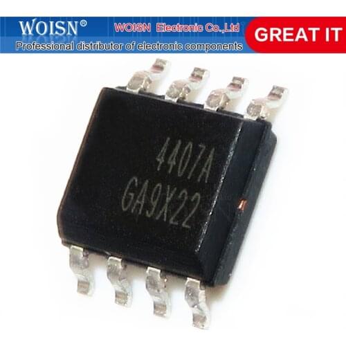 5pcs/lot AO4407AL AO4407A AO4407 4407A 4407 SOP8 30V 12A P-Channel MOSFET In Stock