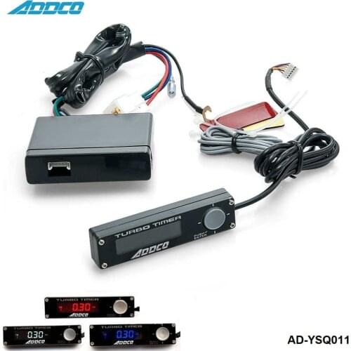 ADDCO New Universal 3 Color Blue /Red / White In One LED Digital Display Blox Style Auto Turbo Timer Relay Controllers AD-YSQ011