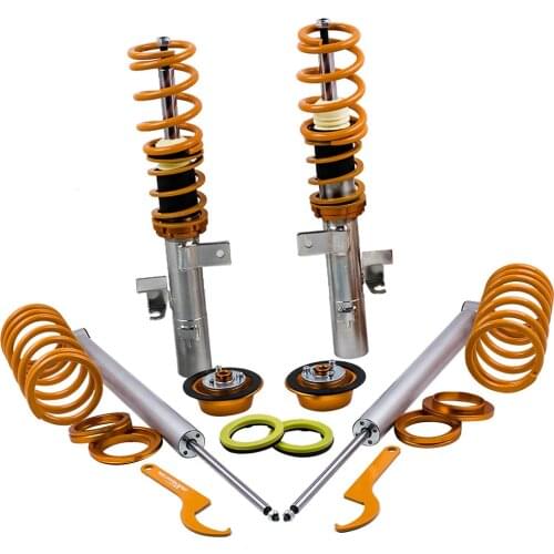 Coilover Shock For Ford Focus MK2 Mk II 2.5 ST CMax MK1 03-10 1.6 1.8 2.0 Engine for VW GOLF III MK3 4CYL 95-98 Absorber Spring