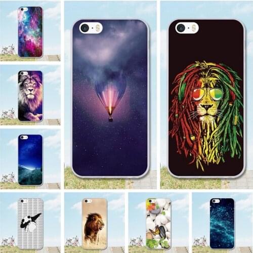 Case For iPhone 5S SE Designer Luxury TPU Silicon Housings Cover For iPhone 5 Fashion Floral Cute TPU Coque For iPhone 5s 5 capa