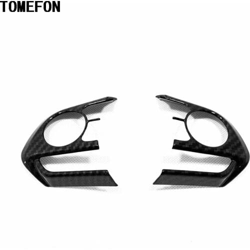 TOMEFON For Toyota Sedan Corolla E210 Prestige Altis 2019 2020 Car Steering Wheel Decoration Cover Trim Interior Accessories ABS