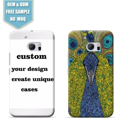 A Peacock Case Cell Phone for HTC One m9/One m10/One S/G21/10 Pro For HTC Series Full Wrap Printing Cases Drop ship support
