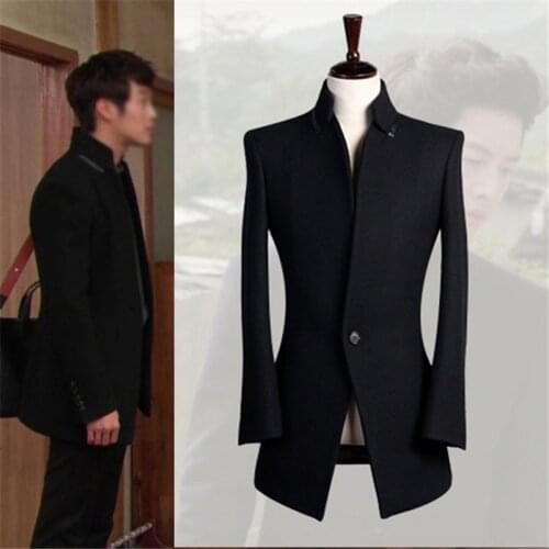 M-9XL Big yards mens clothing 2018 The new design of mens In the autumn and winter long men ditch wool coat