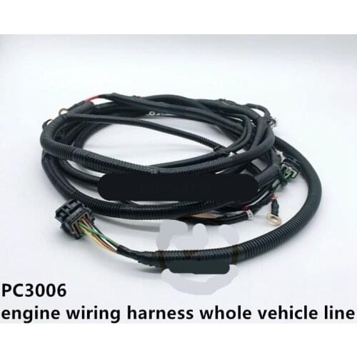 FOR PC300-6 engine wiring harness, excavator full vehicle line, high quality excavator accessories, free mail