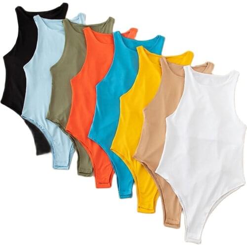 Jumper body suit Women casual Sexy Slim beach Jumpsuit Romper girl Bodysuit solid brand suit clothes clothing catsuit top