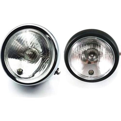 Motorcycle Side Mount Headlight Lamp For Yamaha Suzuki Kawasaki Vulcan 900 Honda Shadow ACE 1100