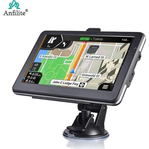 7inch truck vehicle GPS Navigation navigator CE6.0 256M 8GB free map /espanol/Europe/USA/spanish Russia Map with sunshade