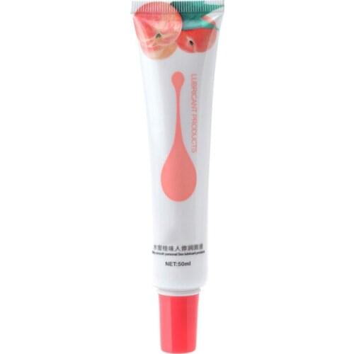 Water Based Sex Lubricant Fruit Orange/Strawberry/Peach/Green Tea Edible Anal Sex Oral Sex Gel Exciter Orgasm Sex Lube Products
