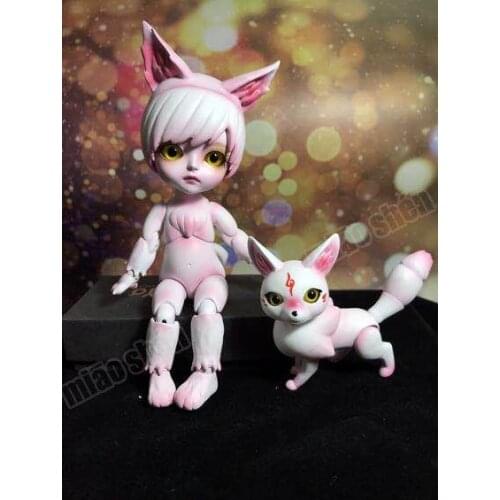 New GK wig BJD-Sophie animal version and small fox toy gift