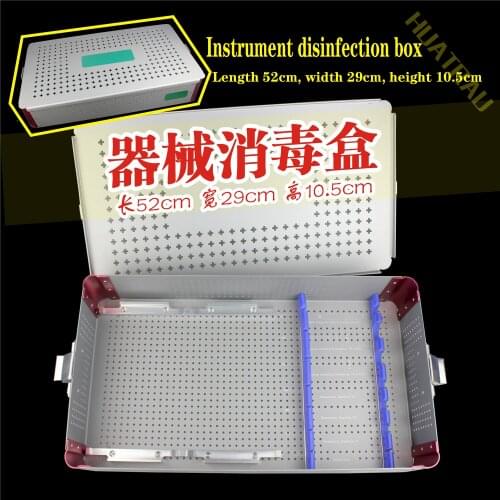 Orthopedic instruments medical surgical instruments disinfection box large instrument box breathable aluminum alloy high tempera