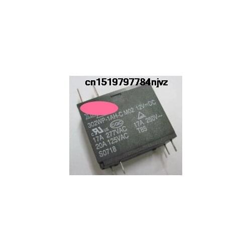 RELAY 302WP-1AH-C 12VDC 17A 277VAC 10PCS