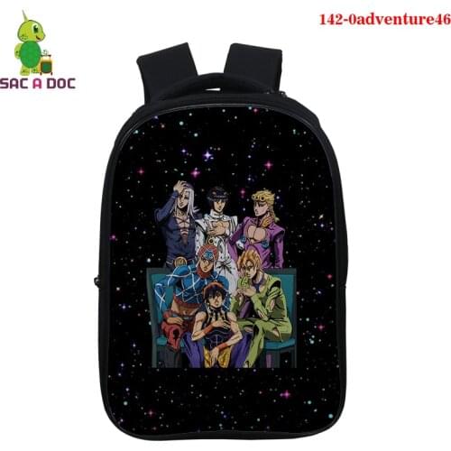 Anime Jojo Bizarre Adventure / Killer Queen Backpack for Teenager Boys Children School Bags Laptop Backpack 14inch Kids Book Bag