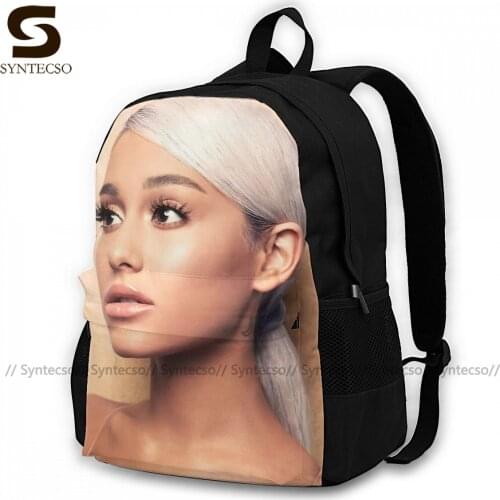 Sweetener Ariana Grande Backpacks Polyester Picnic Female Backpack Large Casual Bags