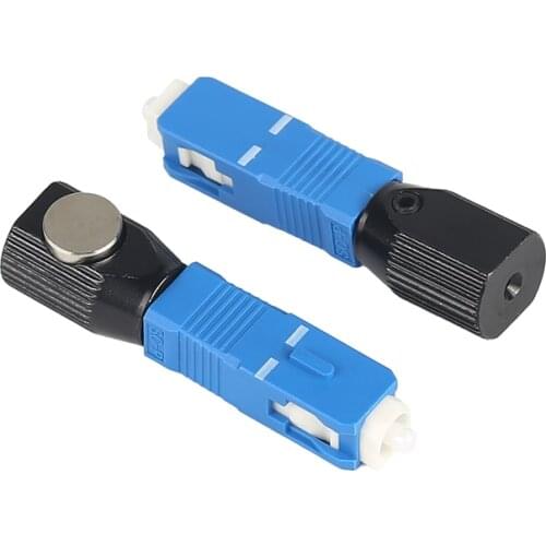 SC/UPC adaptador redondo de fibra desnuda PCL Clamp Lab acoplador dedicado herramienta de empalme temporal envío gratis