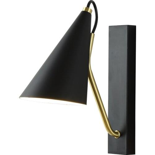 Nordic black/white Wall Lights modern designer wall lamp dining room Sconce living room decoration bedroom bedside led lamp