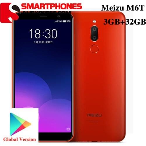 Global Version 98%New Meizu M6T Smartphone Android 3G 32G 5.7 inch Full Screen MT6750 Super MBack fingerprint Payment