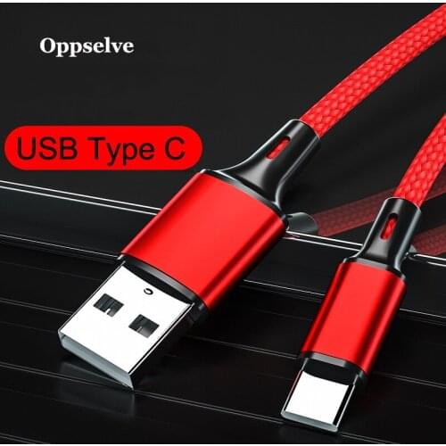 USB Type C Charger Cable For Redmi Note 8 Quick Charge USB C Fast Charging Cable USB Type-C Wire For Samsung S21 20 10 Cord Cabo