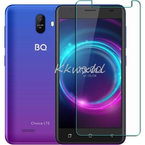 For BQ 5046L Choice LTE 5" Screen Protective Tempered Glass ON BQ5046G Protector Cover Film