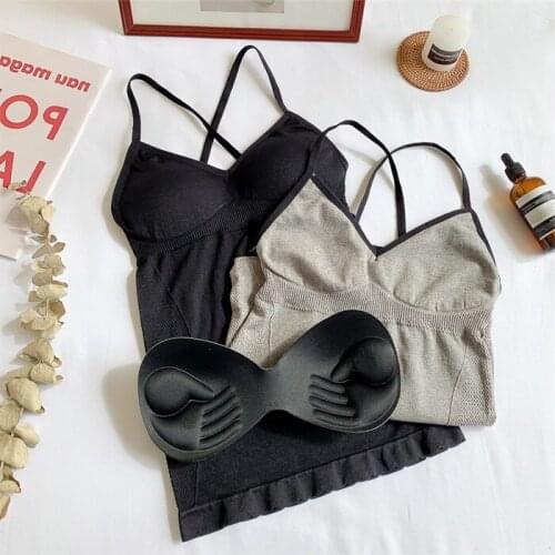 Women Summer Sexy Camisole Tanks Slim Casual Tank Tops Ladys Undershirt Solid Breathable Shoulder Vest For Female