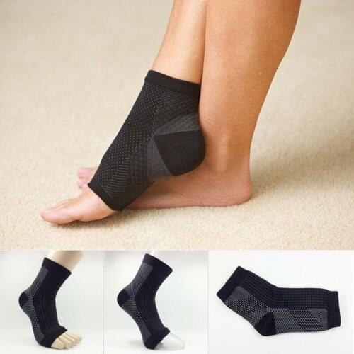 1 pcs anti fatigue compression foot sleeve Ankle Support Running Cycle Basketball Sports Socks Outdoor Men Ankle Brace Pad Socks