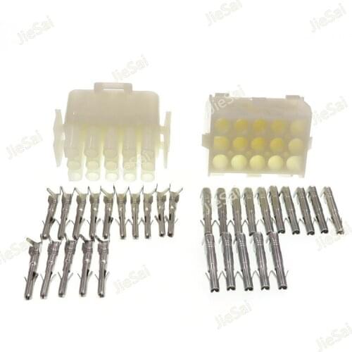 15 Pin 1-480710-0 1-480711-0 Female Male Automotive Plug Connector Electrical Socket
