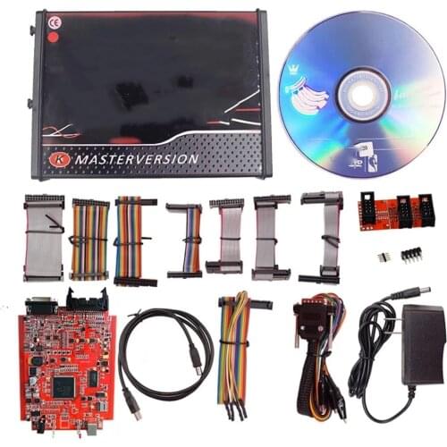 EU Online KESS V5.017 2.80 Master KTAG V7.020 4 LED BDM Frame Full Set Adapter Kess 5.017 OBD2 Manager Tuning Kit ECU Programmer