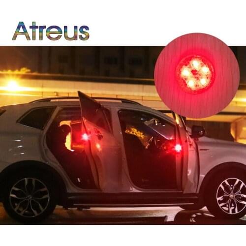 Atreus NEW 2X Car Door Strobe Warning Lights 5 LED lamp For Ford focus 2 3 mk2 fiesta mondeo mk4 Nissan qashqai j11 Acura Jaguar