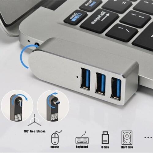 Wireless 3 in 1 USB 3.0 Hub For Laptop Adapter PC Computer USB Charge Hub Notebook Splitter Extension Dell Lenovo HP Accessories