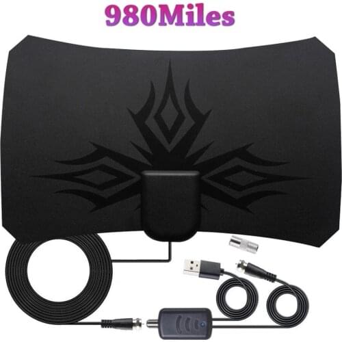 New 1800 mile Digital Antenna TV indoor Amplifier Signal Booster DVB-T2 HDTV antena isdb-tb Satellite Signals receiver TV Aerial