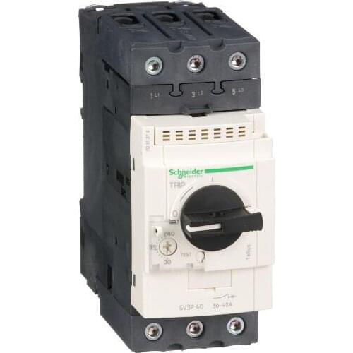 GV3-P40 Motor circuit breaker, TeSys GV3, 3P, 30-40 A, thermal magnetic, EverLink terminals