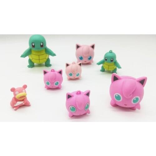 Pokemon Toys Children Pocket Monster Jenny Turtle Jigglypuff Anime Figure Kids Birthday Christmas Gifts