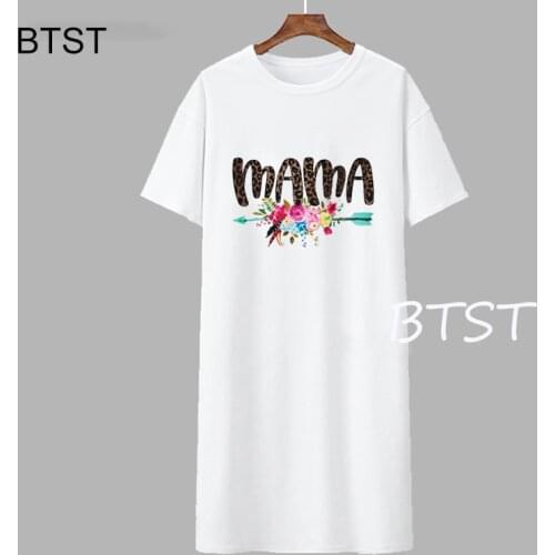 2021 MAMA letter printing Mini Dress Elegant Women Short Sleeve Summer Party Dress Lady Casual ONeck short sleeve T Shirt Dress