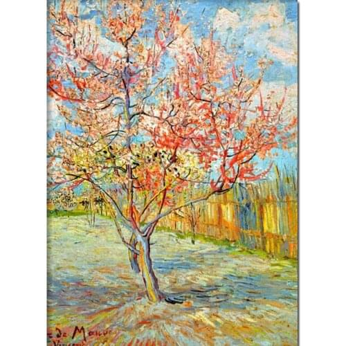 Wall Art Vincent Van Gogh Peach Tree In Bloom At Arles Hand Painted Modern Oil paintings For Living Room Decor Christmas Gift