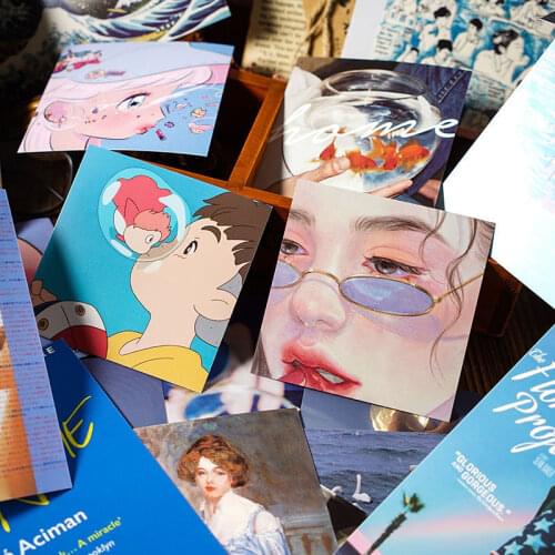 Wall Collage Kit ins cartoon animation art dormitory desktop decoration student room dormitory stickers wall wall stickers