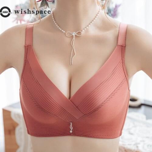 2021 New Small Sleep Bra Bra Together No Rims Non-trace Gather Underwear Suits Women Feeling of Europe and North America