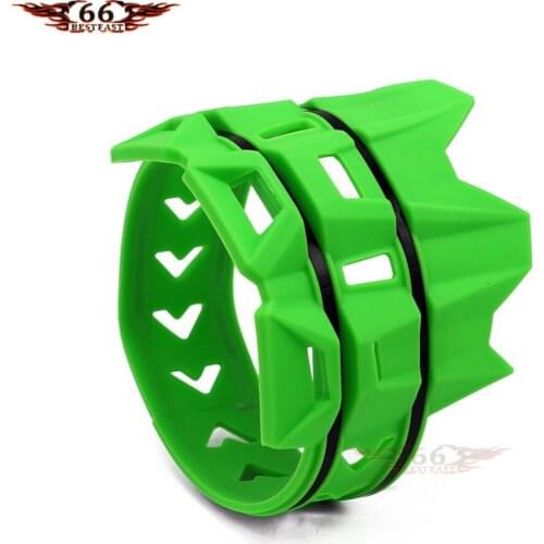 NEW EXHAUST SILENCER PIPE PROTECTOR GUARD GREEN FOR KAWASAKI KX 125 KXF 250 KX KXF KDX KLX