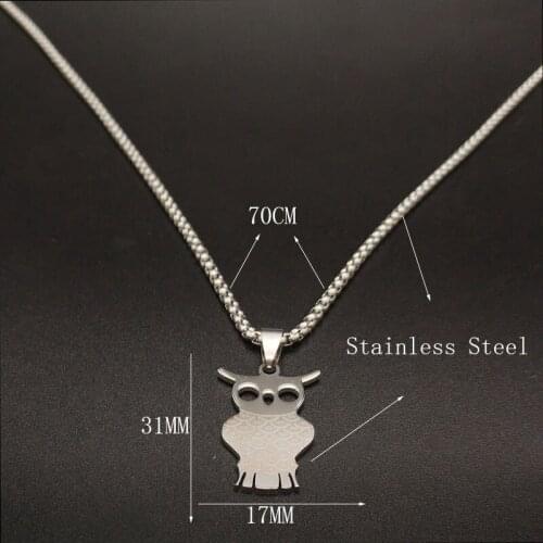 Ankh Stainless Steel Necklace Designer Charms Keychain Animal Bird Women Necklace Charms for Jewelry Making Bulk Pendant