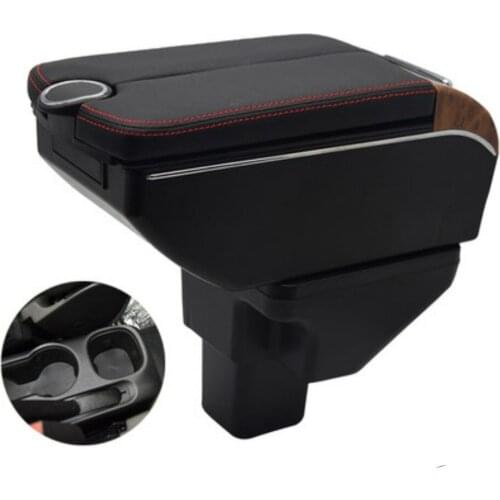 For Trax Tracker / Holden armrest box 2013-2017 Double doors open 7USB Centre Console Storage Box Arm Rest
