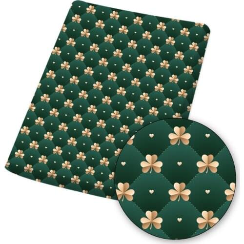 Polyester Cotton Fabric Sheet Cloth Fabrics St. Patricks Day Theme Printed For DIY Craft Home Textile Sewing Materials 45*145cm