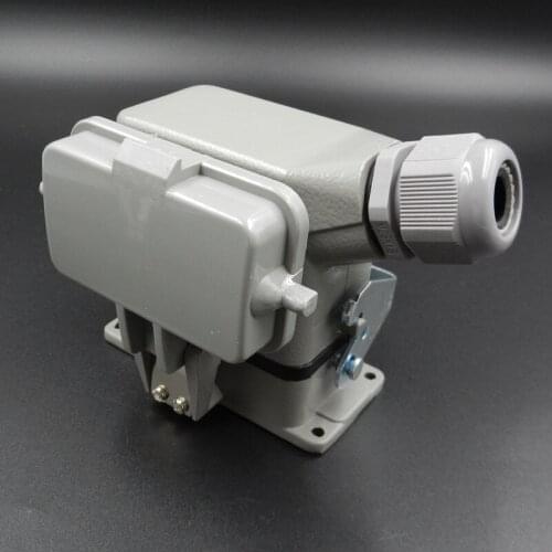 Heavy Load Connector 42 Core Heavy Load Rectangle Plug Socket HDC-HDD-042-1 Cold Needle Bring Cover