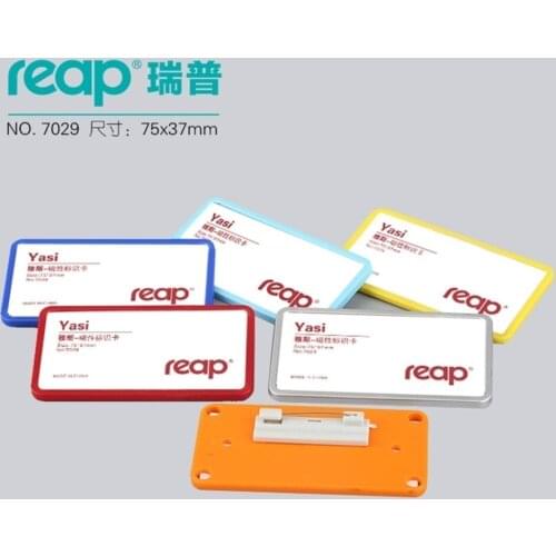 Reap7028 10pcs/1 Lot Abs Pins Name Tag Badge Holder Pin Badges Id Holders Work Employee Card