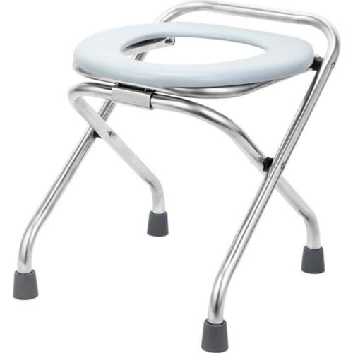Folding Commode Portable Toilet Seat Portable Potty Chair Comfy Commode Chair Perfect For Camping Hiking Trips