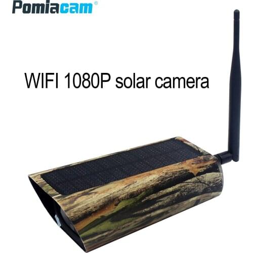 Dead leaves pattern solar camera WIFI ourdoor 1080P Solar charging camera outdoor wireless monitor outdoor HD night vision home