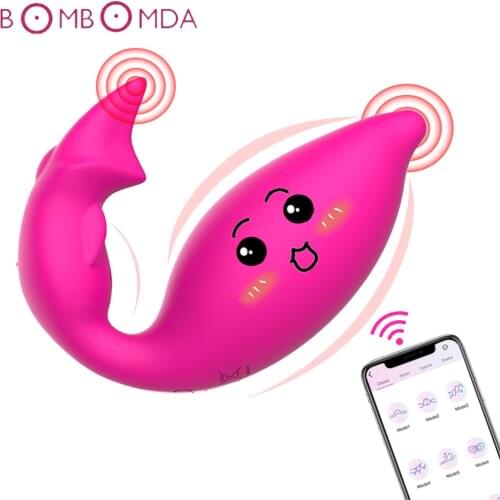 Sex Toys Bluetooth Dildo Vibrator For Women Wireless APP Remote Control Vibrator Wear Vibrating Panties Toys For Couple Sex Shop