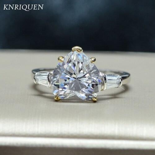 Vintage 925 Sterling Silver 10*10mm Created Aquamarine Ruuy Pink Crystal Lab Diamond Wedding Engagement Ring Gift for Girlfriend