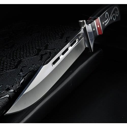 Soldier retired knife outdoor hunting straight knife high hardness fixed blade rescue survival knife