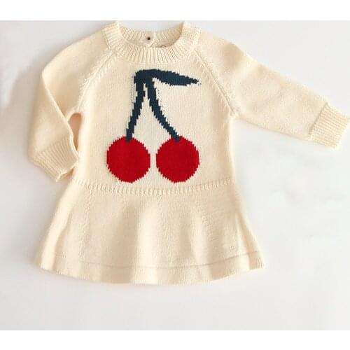 Winter Baby Girls Sweater for kids Clothes Infant Girls Christmas New Year Costume Kids Knitted dress Doll Party Costume