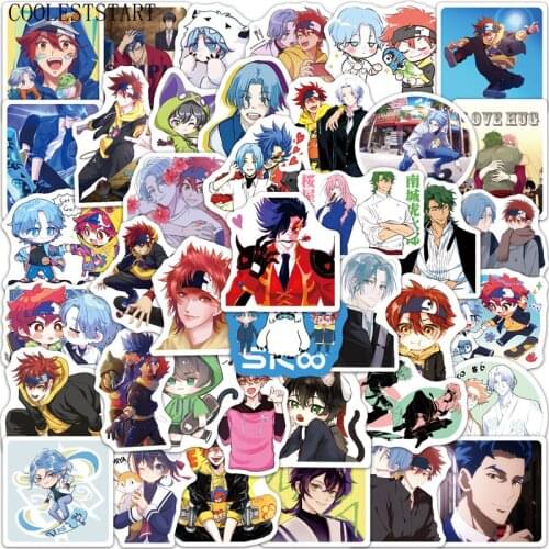 10/50Pcs/pack Japan Anime SK8 the Infinity Stickers Cartoon Graffiti Decal DIY For Skateboard Phone Guitar Laptop Luggage Helmet