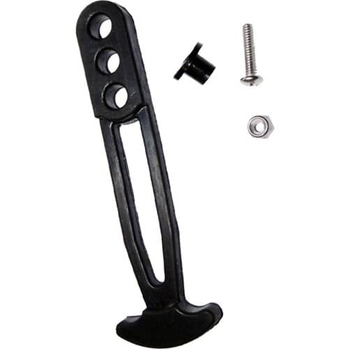3 Holes Marine Boat Sport Boarding Ladder Retaining Strap Rubber Latch Band Universal - Black
